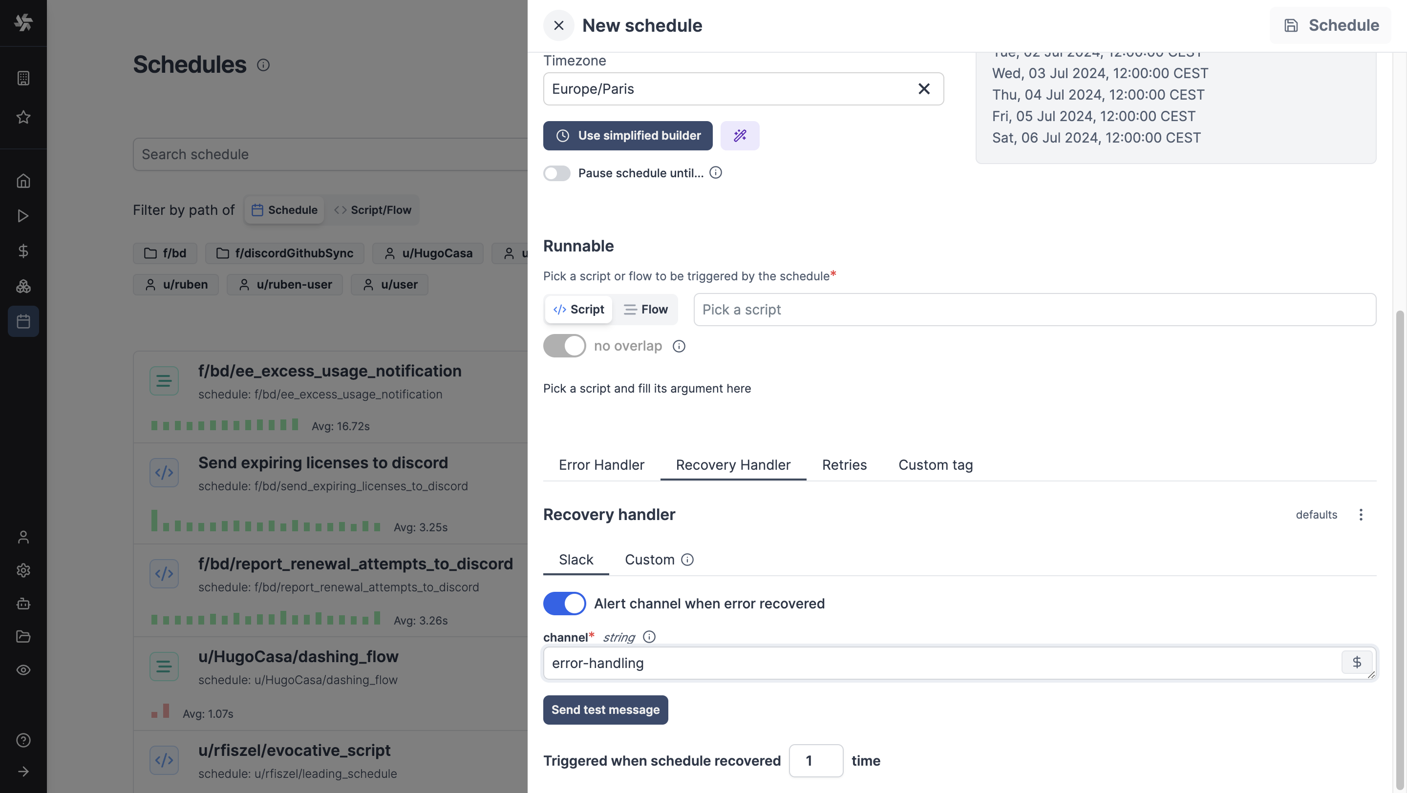 Recovery Handling Recovery Handling